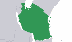 Карта Танзании