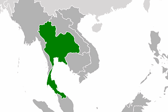 Тайланд на карте